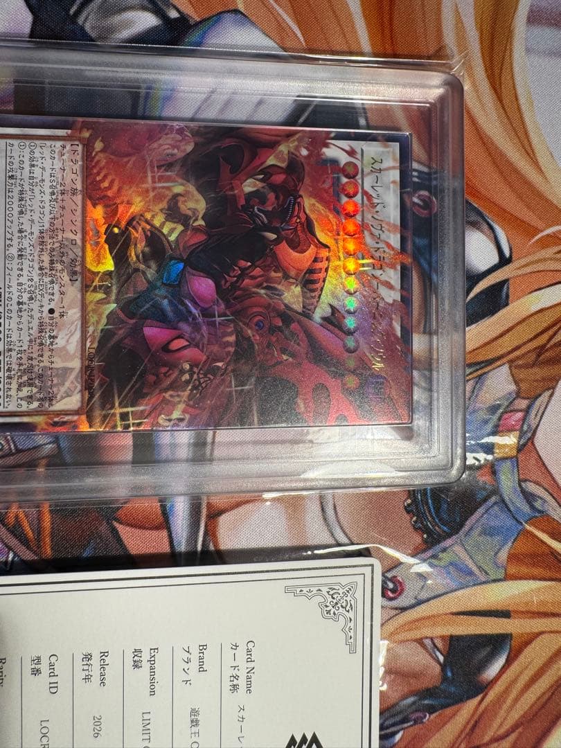 スカーレッドノヴァドラゴンバーニングソウル オーバーフレーム　ARS10 鑑定書