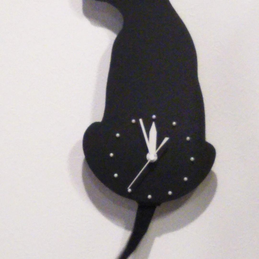 しっぽ時計(黒ラブラドール)