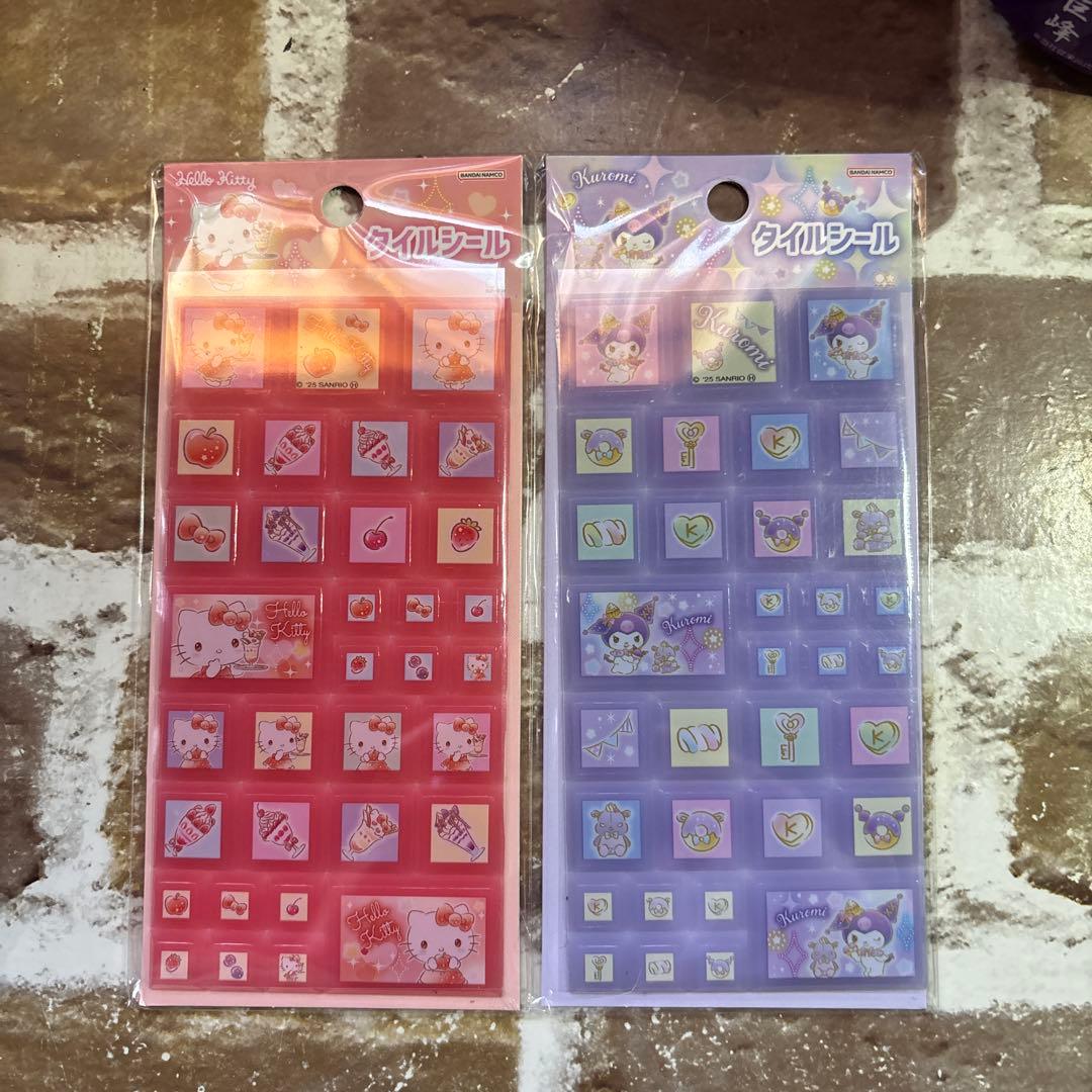 シールセット 4種（エスターバニー、たまごっち、サンリオ、メゾピアノ）