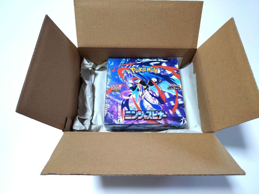 新品未開封 ポケモンカードゲーム ニンジャスピナー BOX シュリンク付き　重量