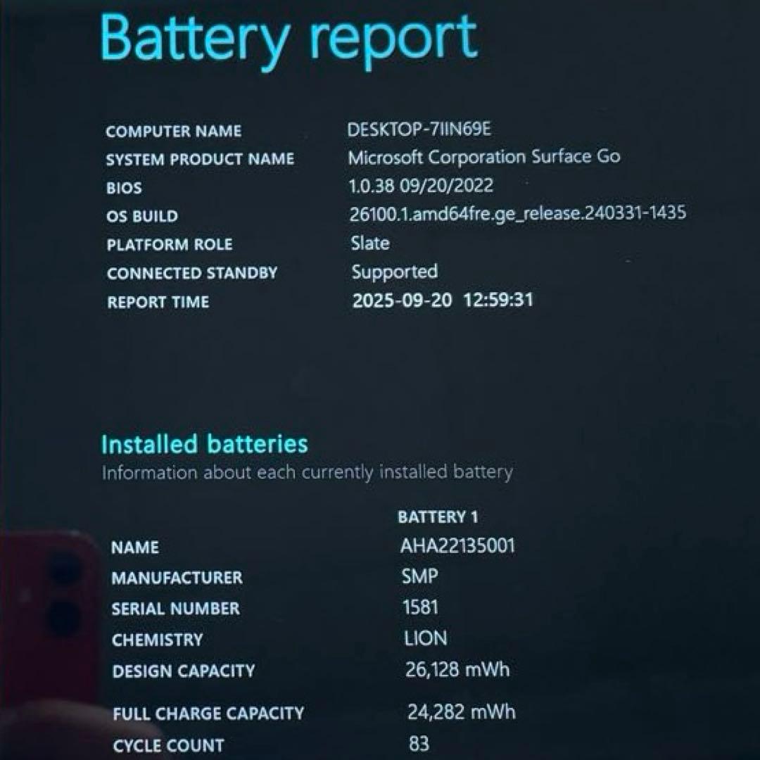 Windowsタブレット本体 Microsoft Surface Go 64GB Model 1824 #2