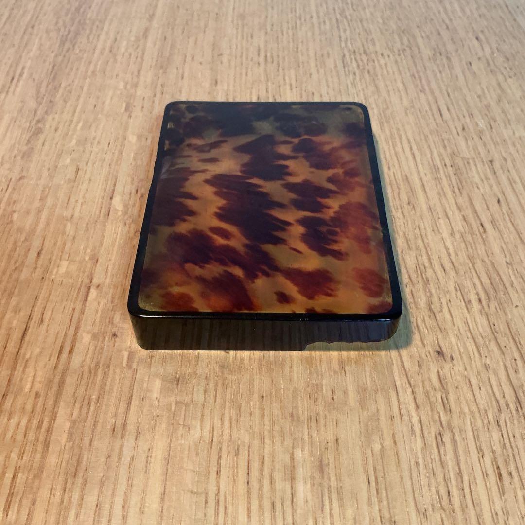 本鼈甲 小物入れ アクセサリーケース アンティーク 工芸品 希少　送料無料！