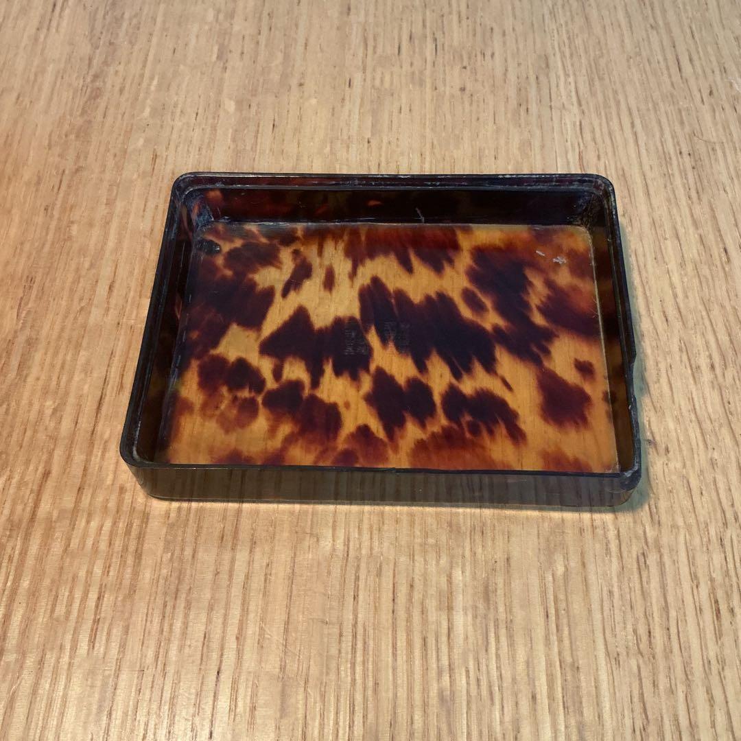 本鼈甲 小物入れ アクセサリーケース アンティーク 工芸品 希少　送料無料！