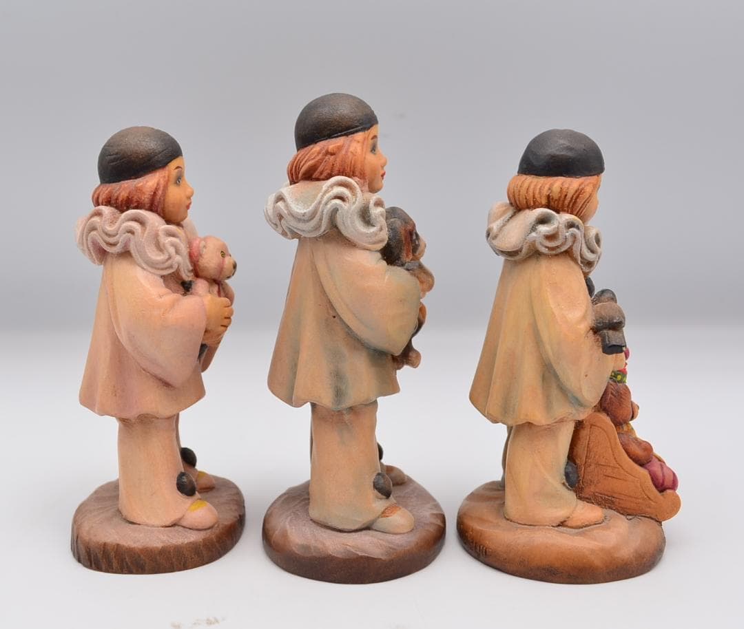 初恋／テディ／クマ　ピエロ３体セット　アンリ　イタリア　11ｃｍ　限定品