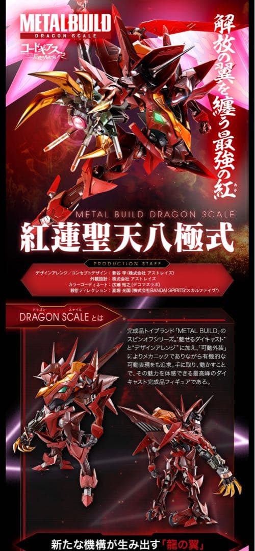 L BUILD メタルビルド 紅蓮 聖天八極式 コードギアス