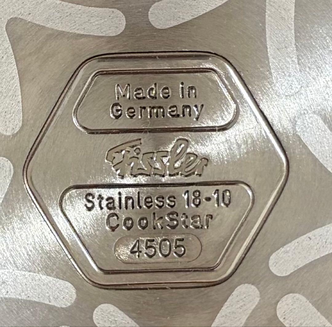 Fissler フライパン 28cm ステンレス 18-10 CookStar