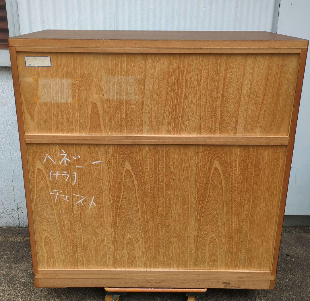 【美品】 府中家具 チェスト 天然木　府中木工　ヘネシー たんす ナラ材 桐