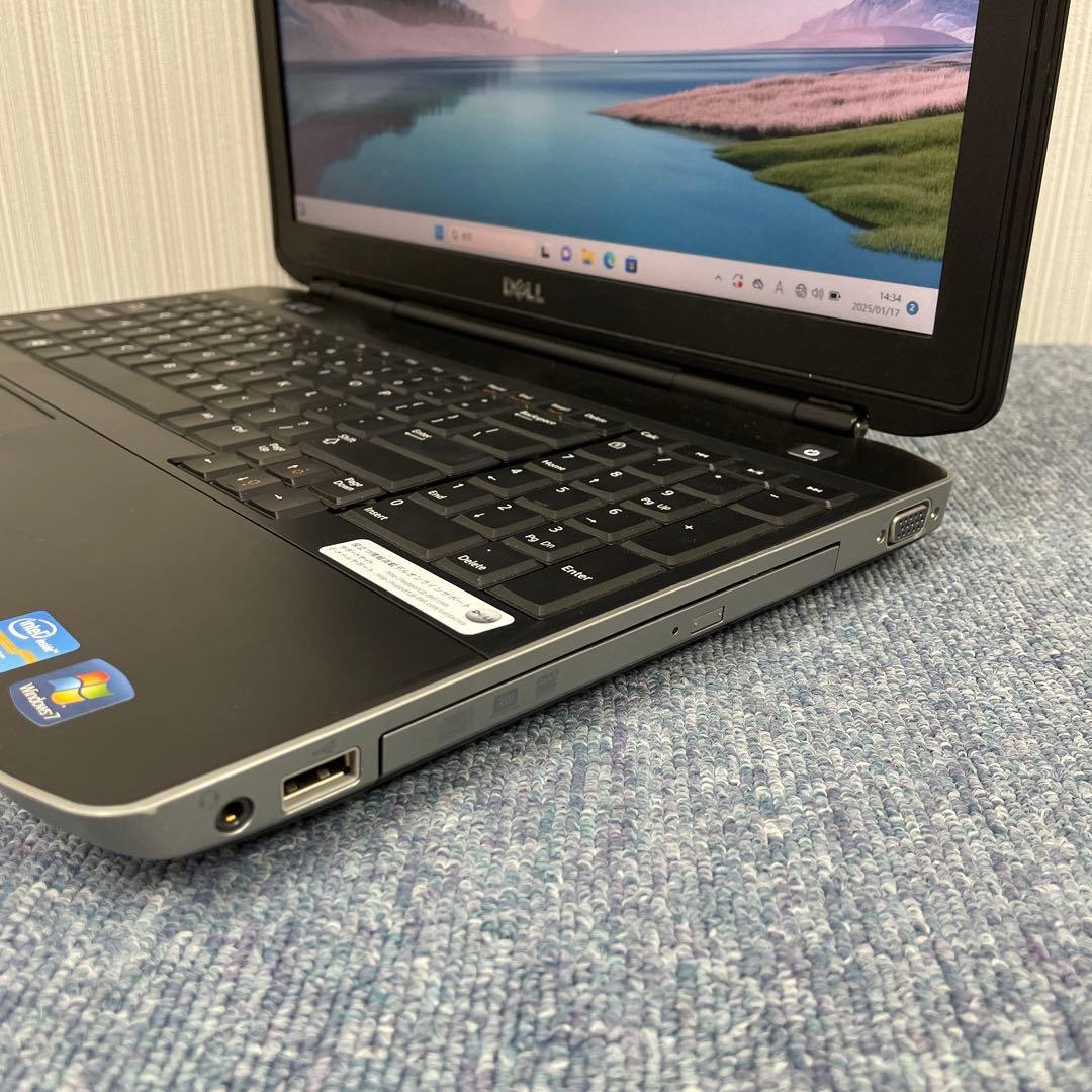 DELL デル　ノートパソコン　Windows11　爆速SSD搭載　初期設定済み