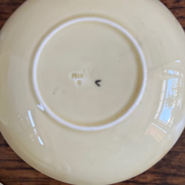 オールド ミントン ? レア 1940年代 蓋付 カップ ソーサー minton