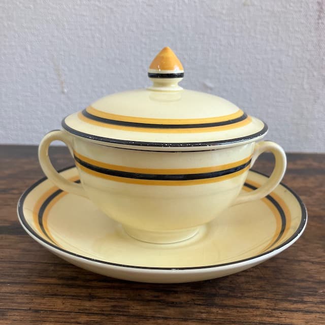 オールド ミントン ? レア 1940年代 蓋付 カップ ソーサー minton