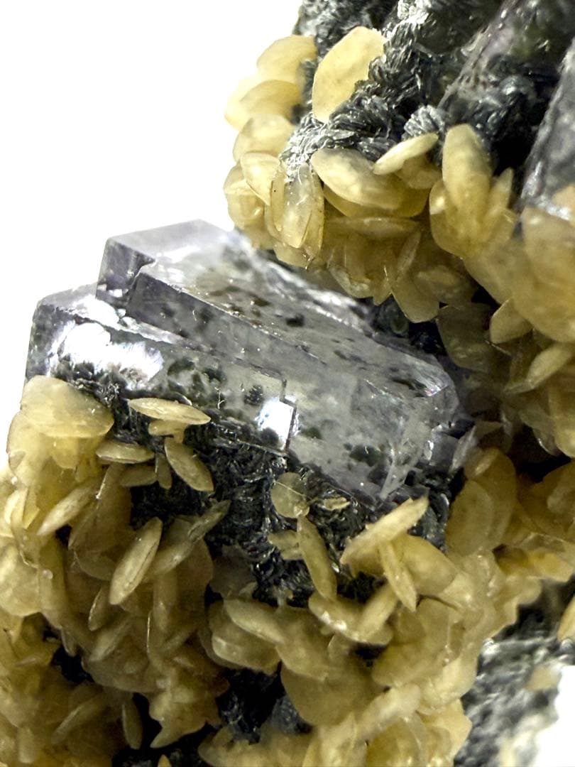 フローライト　クォーツ　原石　鉱物　標本　天然石　石　ヤオガンシャン産