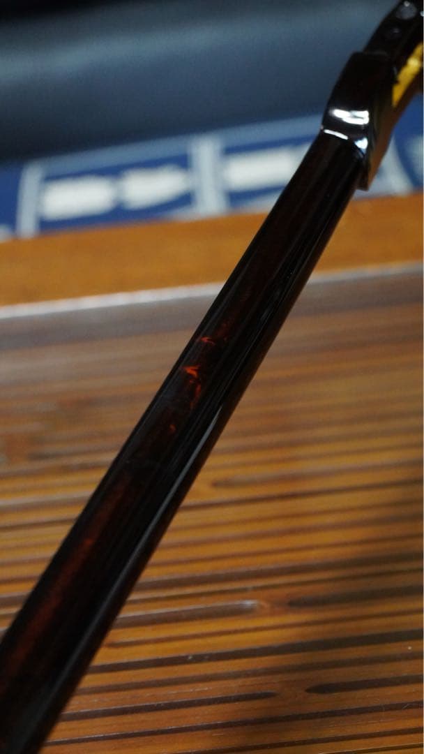 '現代の名工'又吉章盛作 100丁展出展品三線棹 ウジラミ黒木小與那平型 貴重作