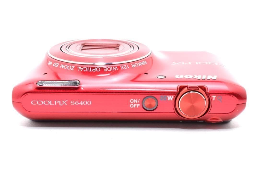 【お値下げ歓迎・ほぼ新品】 Nikon COOLPIX S6400 レッド