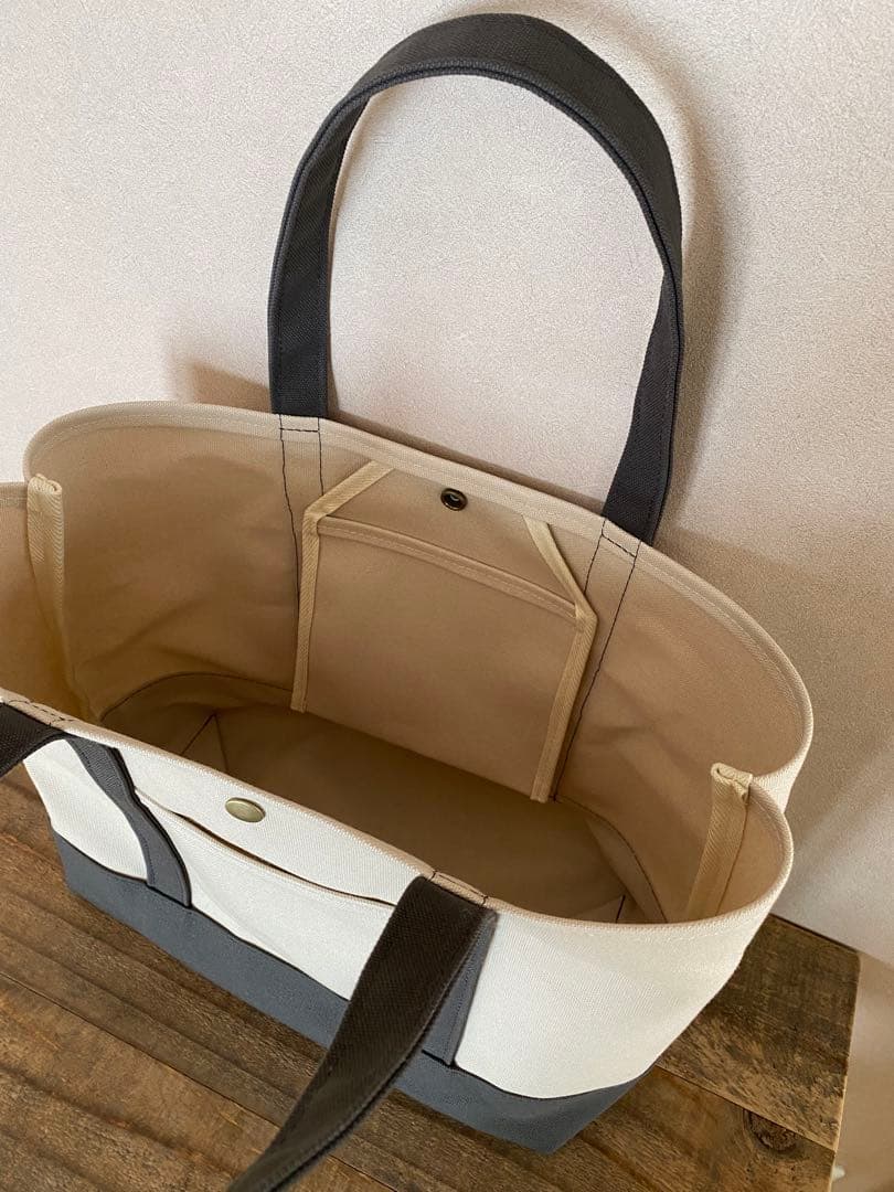 【送料込】帆布トートバッグL肩掛けタイプ