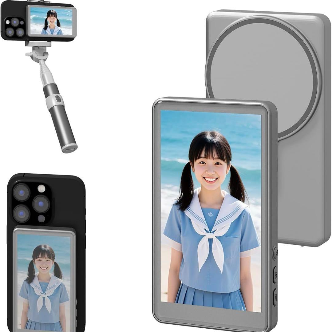 無線　自撮り　外つけ　モニター　と防犯カメラ