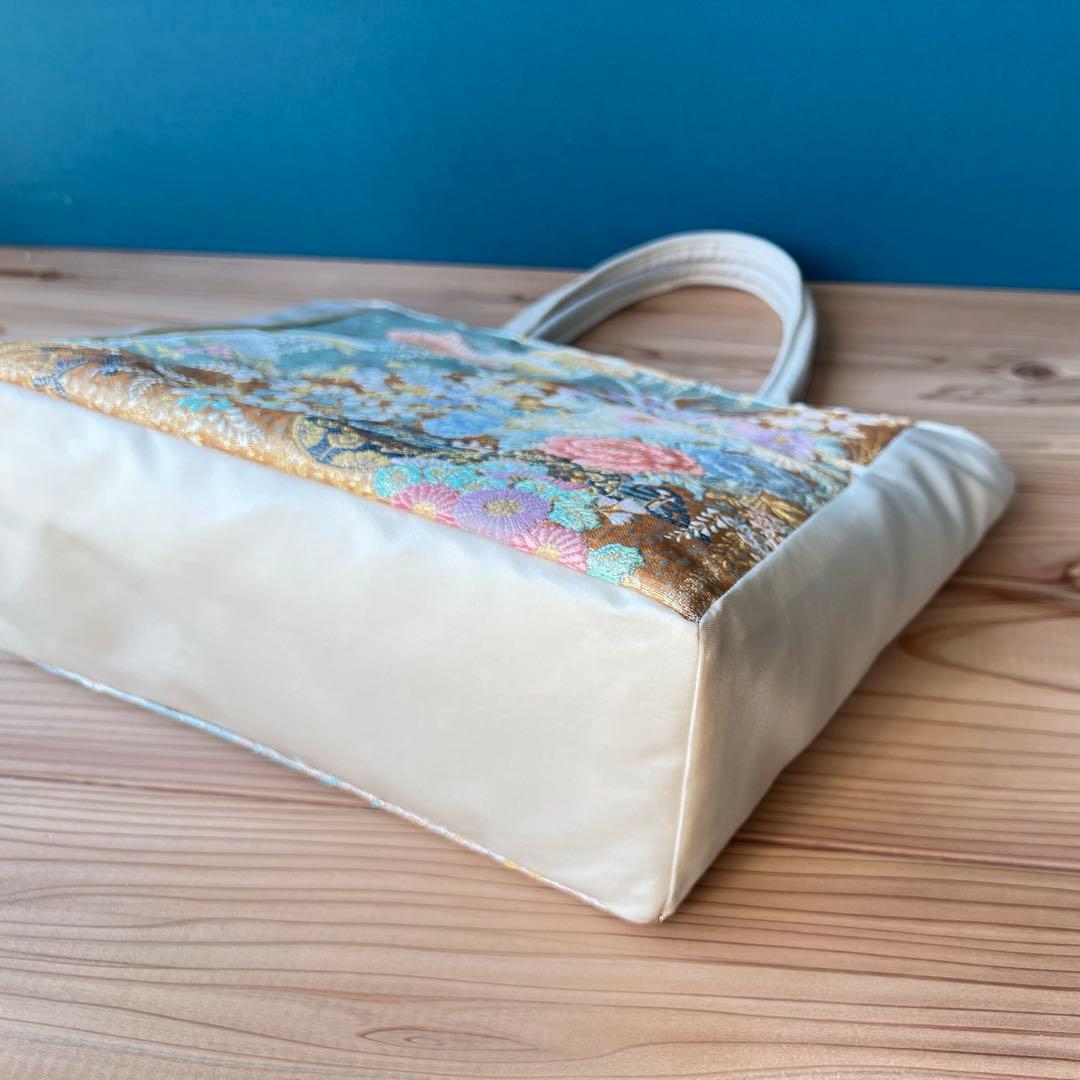 西陣織 A4対応 帯リメイク トートバッグ 和装バッグ