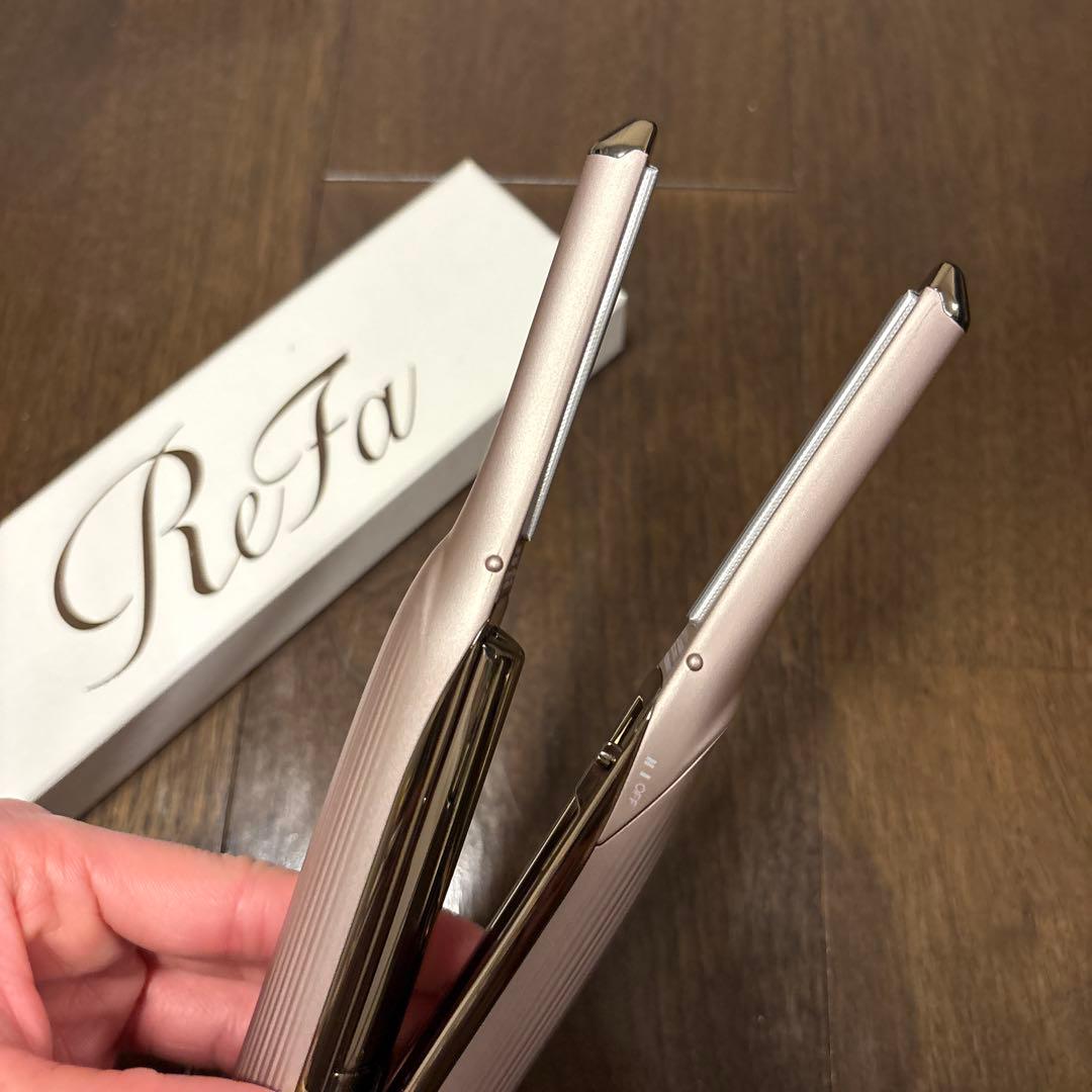 ReFa ストレートヘアアイロン ローズゴールド　フィンガーアイロン