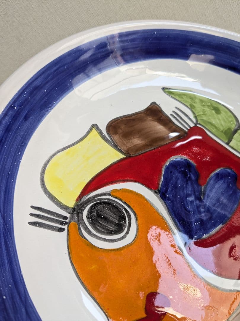 NINO PARRUCCA ニーノ パルッカ イタリア製 手描き プレート 2枚