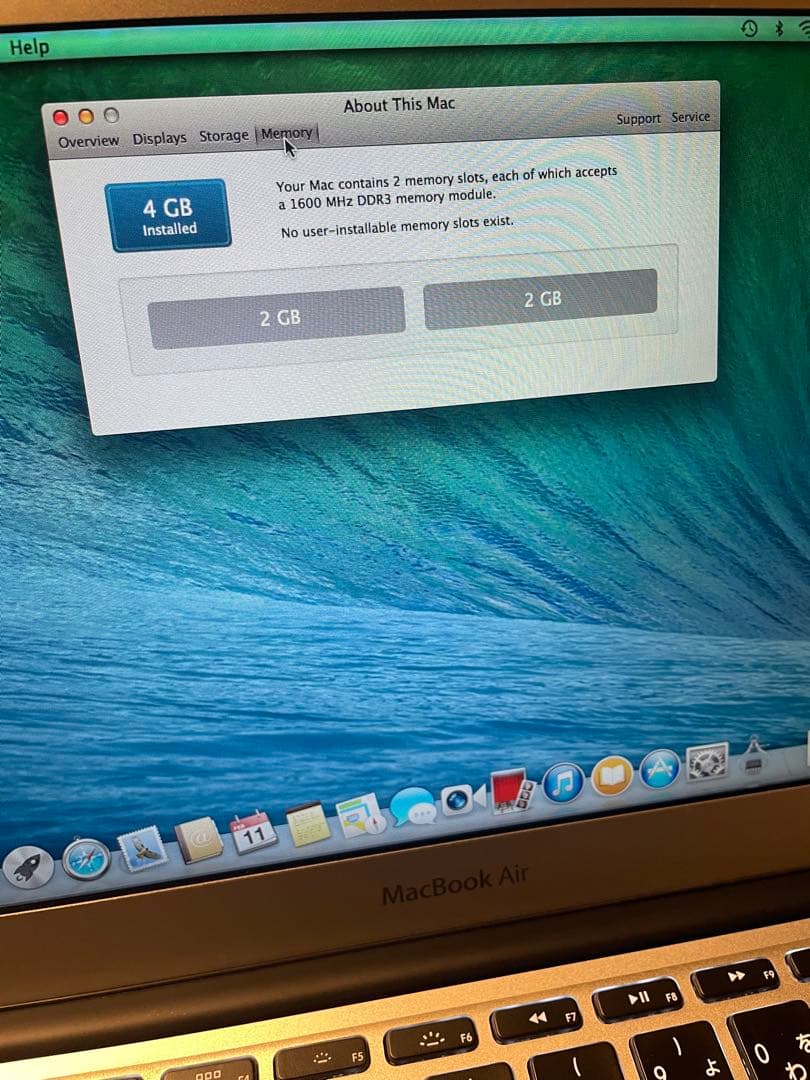 【箱付属品あり】Mac Book Air 11 インチ (Early 2014)