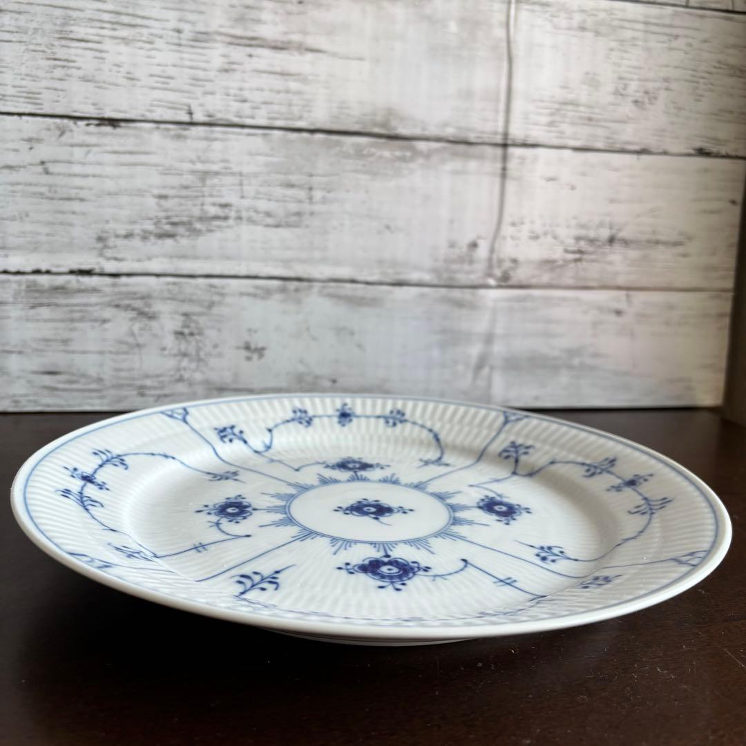 ロイヤルコペンハーゲン　ブルーフルーテッド　27cmプレート