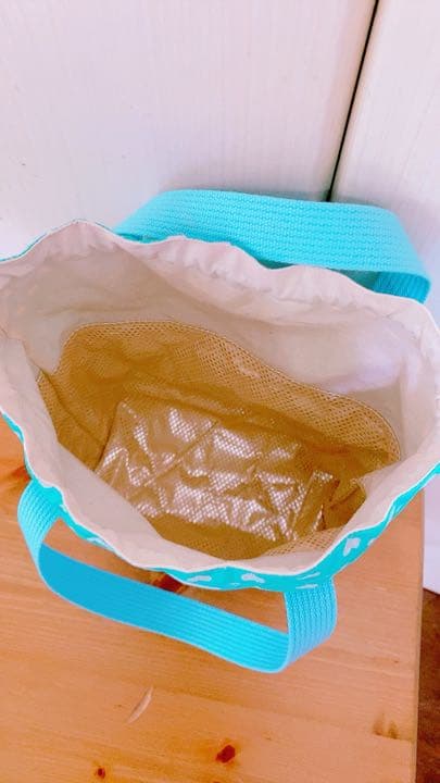 ハンドメイド 入園入学準備 保冷バッグ 巾着