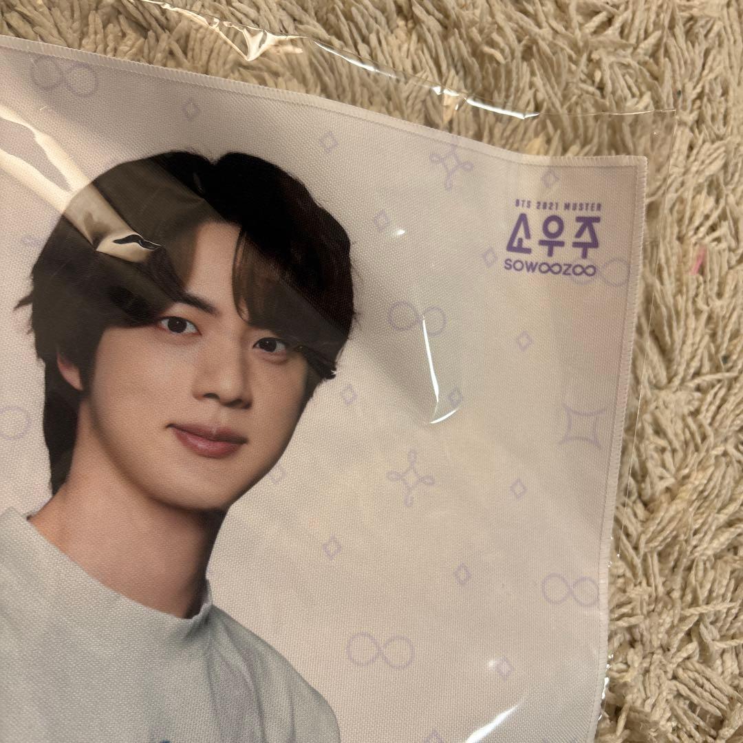 bts jin ジン うちわ フラッグ セット 公式