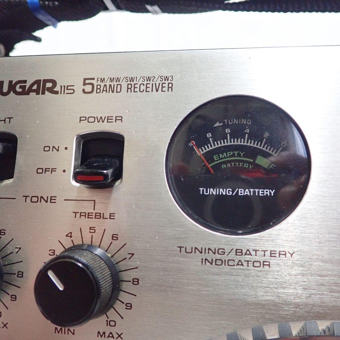 パナ　クーガー115　短波ラジオ　難アリジャンク