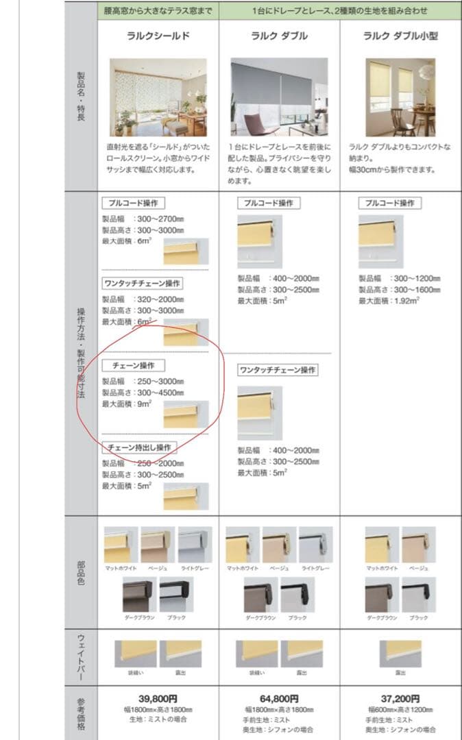 タチカワブラインド　ロールスクリー　ラルクシールド
