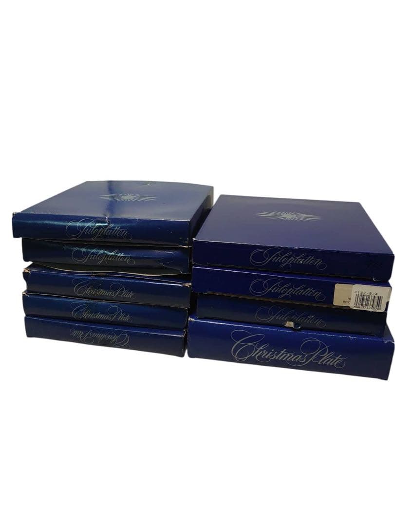 ロイヤルコペンハーゲン イヤープレート9枚セット1986-1994