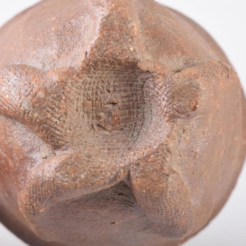 萬古焼　紫光窯　林光作　酒盃揃　ぐい呑　六客　共布共箱　N　7406