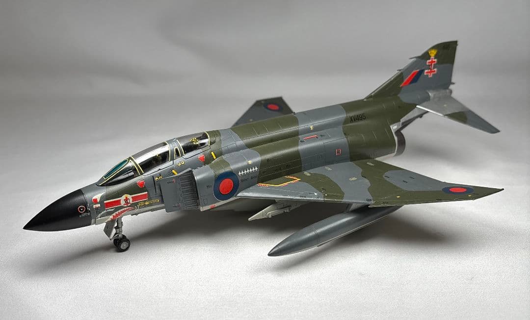 【完成品】フジミ 1/72 ブリティッシュ ファントム F-4M