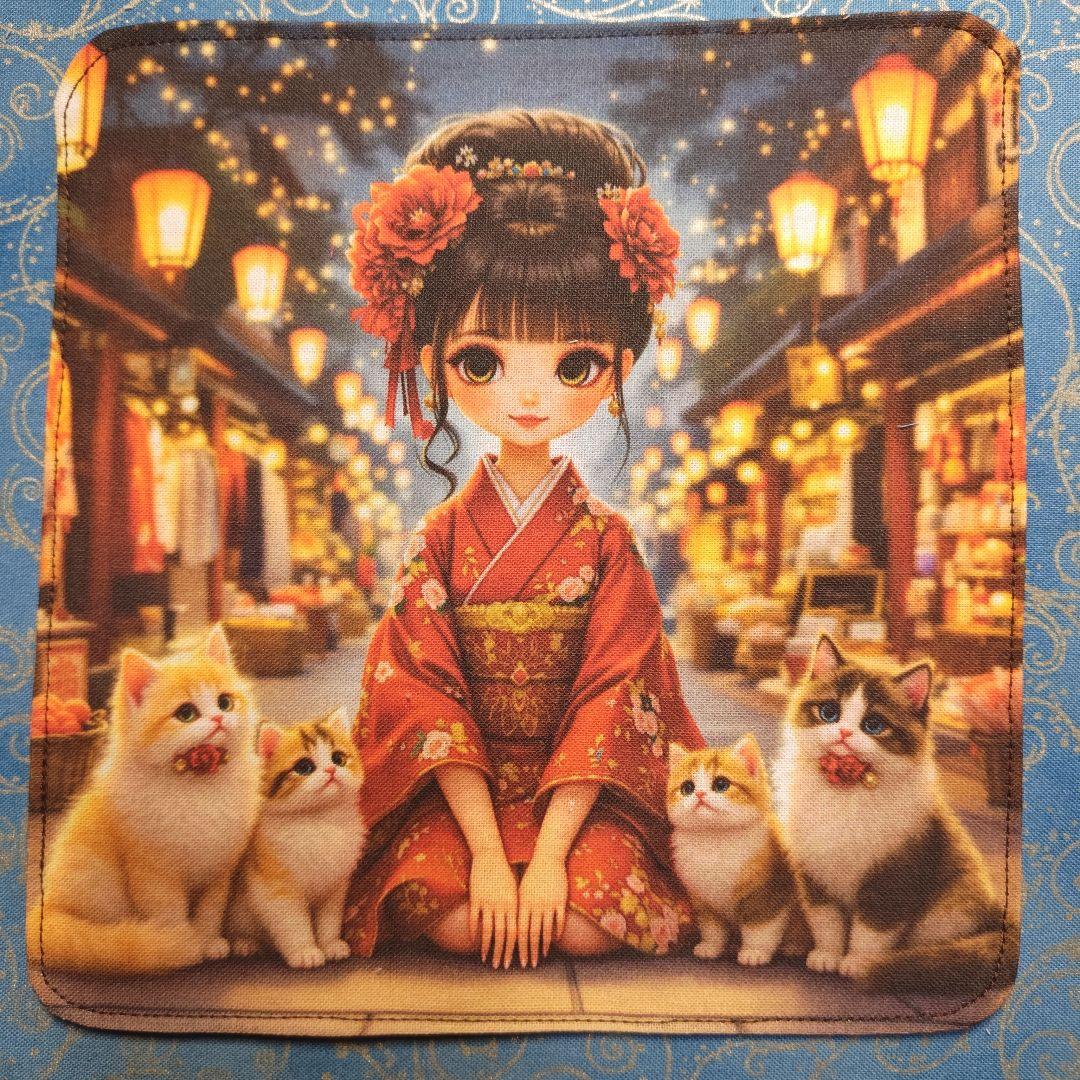 haru♪　ハンカチ　ネコちゃん柄　18枚