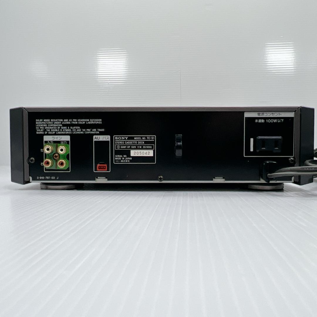 【良品✨】SONY カセットデッキ プレイヤー TC-S1 DOLBY-S