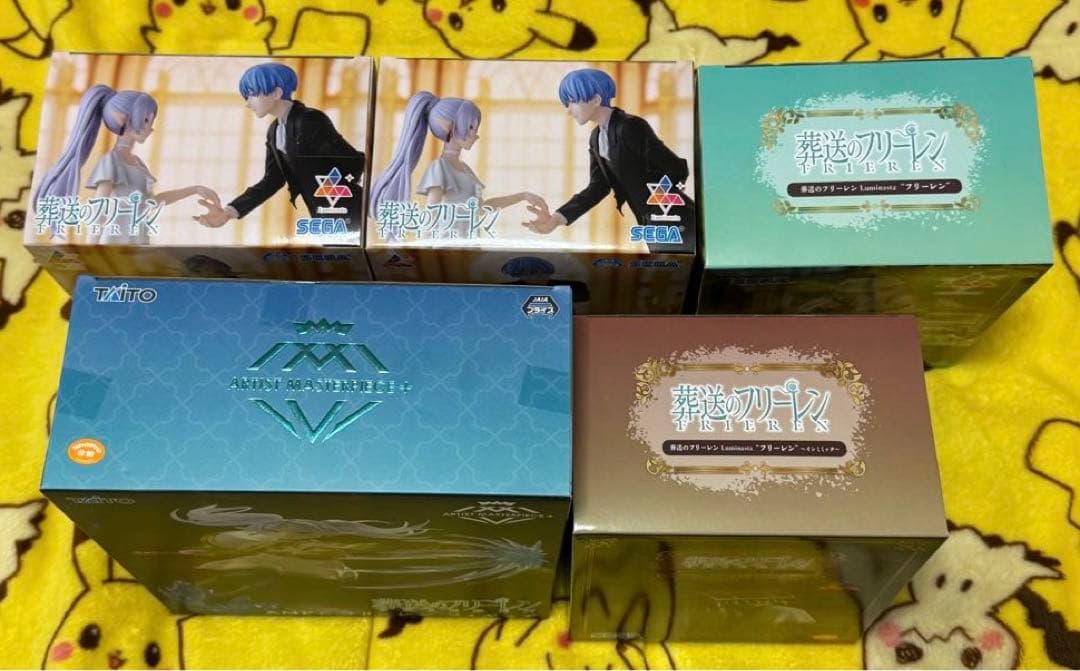 新品未開封！葬送のフリーレンプライズフィギュア5個セット！