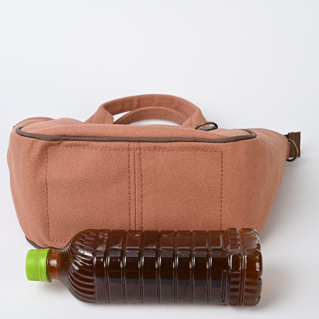 ハンドメイド 8号/11号×倉敷帆布×8番糸 玉縁ラウンドトートM(付属品有)