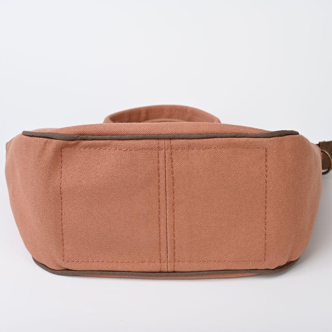 ハンドメイド 8号/11号×倉敷帆布×8番糸 玉縁ラウンドトートM(付属品有)