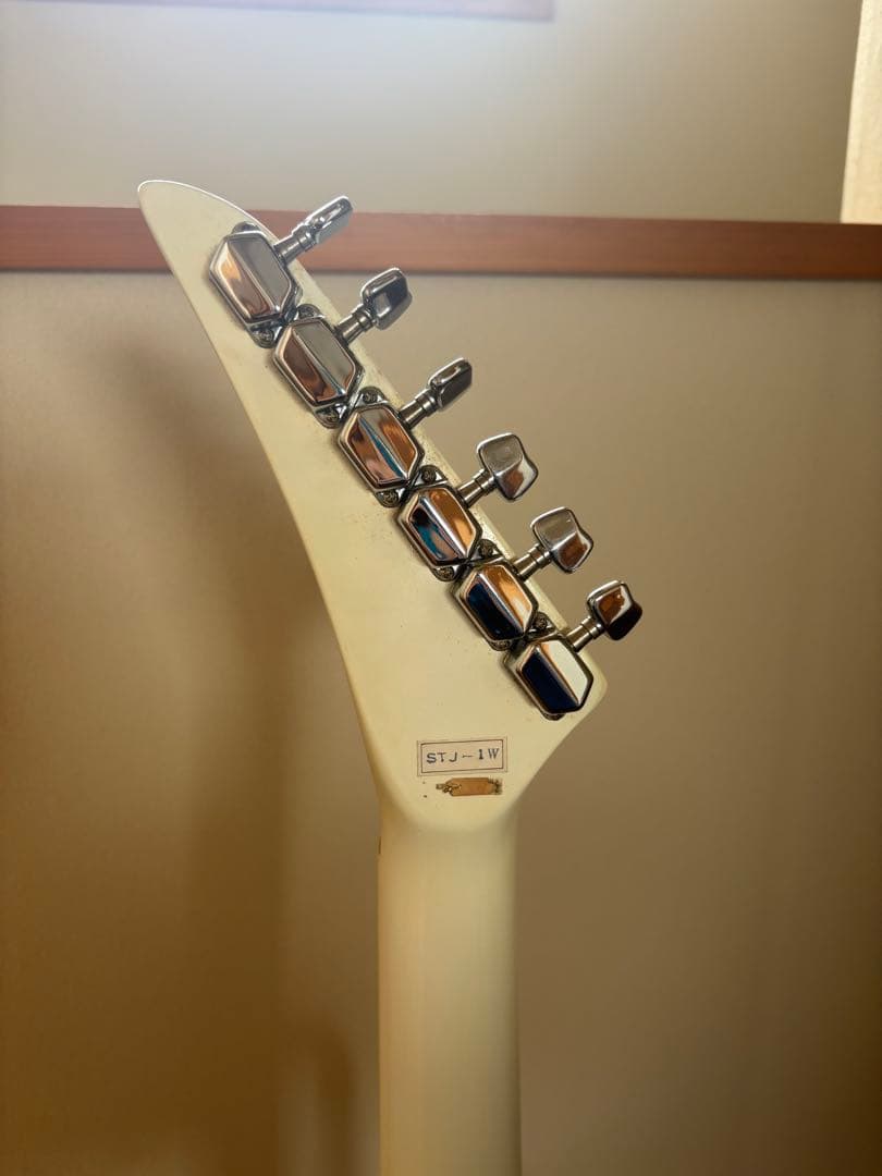 【送料無料】FLYSTAR／エレキギターストラトキャスタータイプ アイボリー