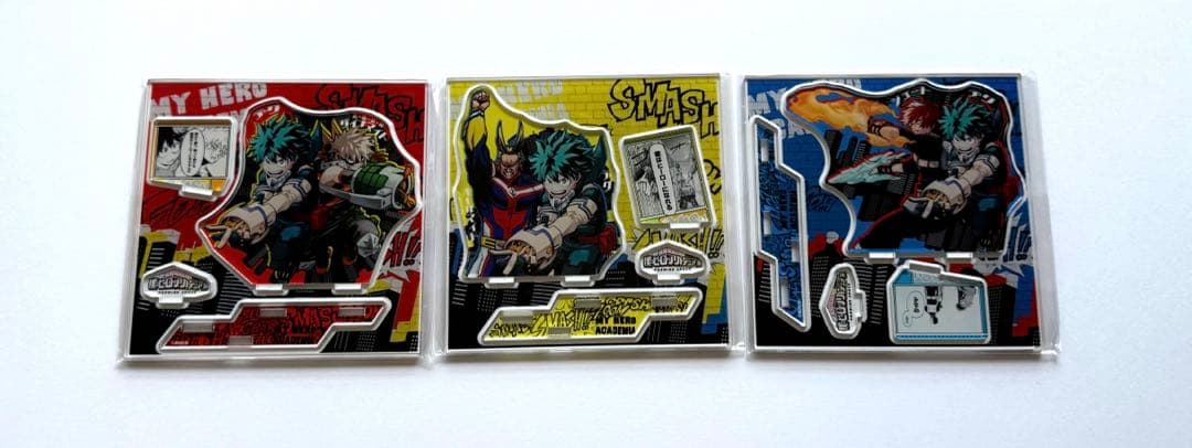 僕のヒーローアカデミア 名場面ジオラマフィギュア等 緑谷出久 爆豪勝己 轟焦凍