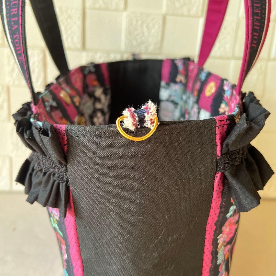 【ジョリーフルール】トートバッグLL マゼンタ