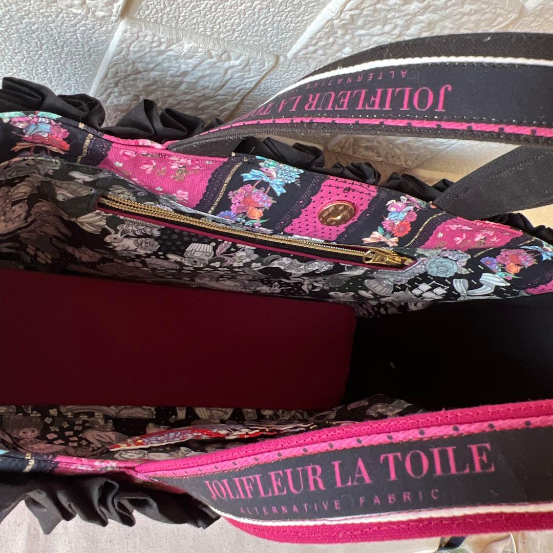 【ジョリーフルール】トートバッグLL マゼンタ