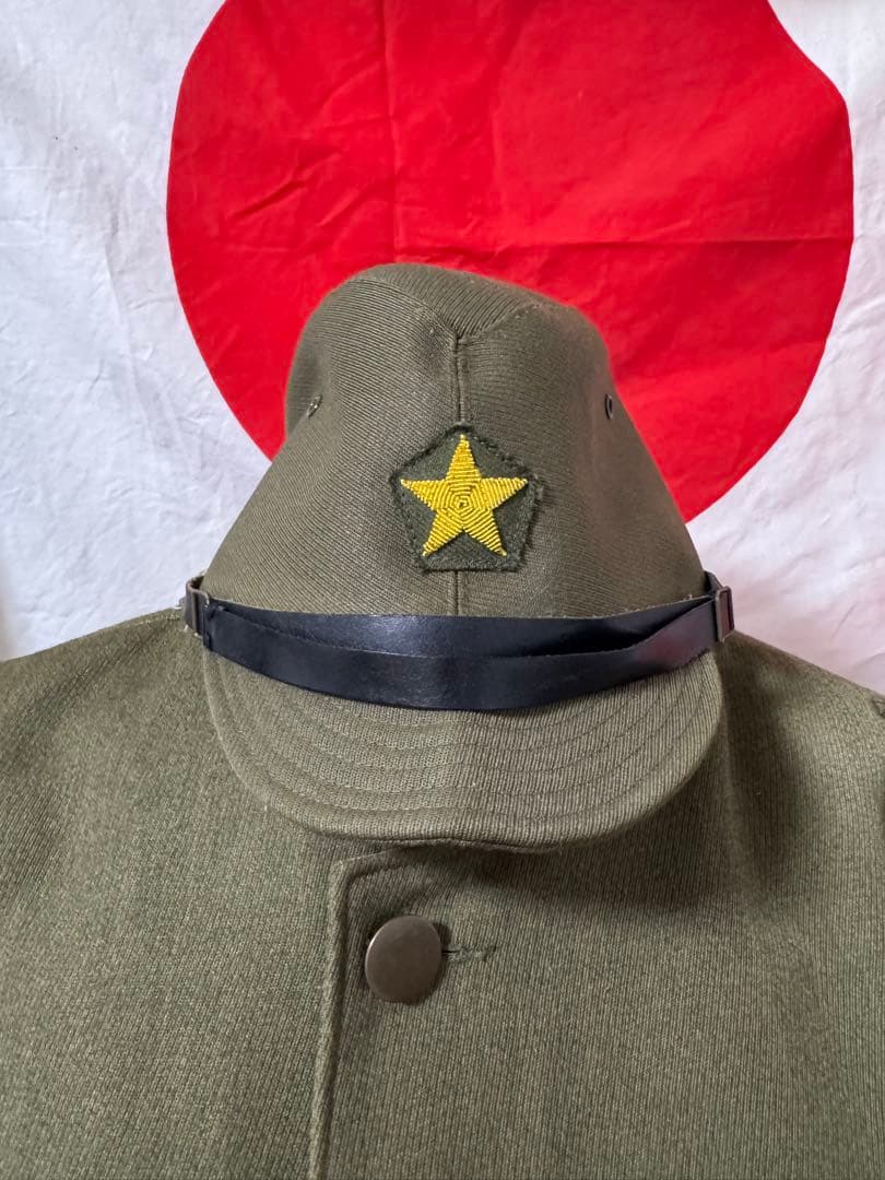 日本軍 将校用略帽 将校用水筒 陸軍参謀飾緒