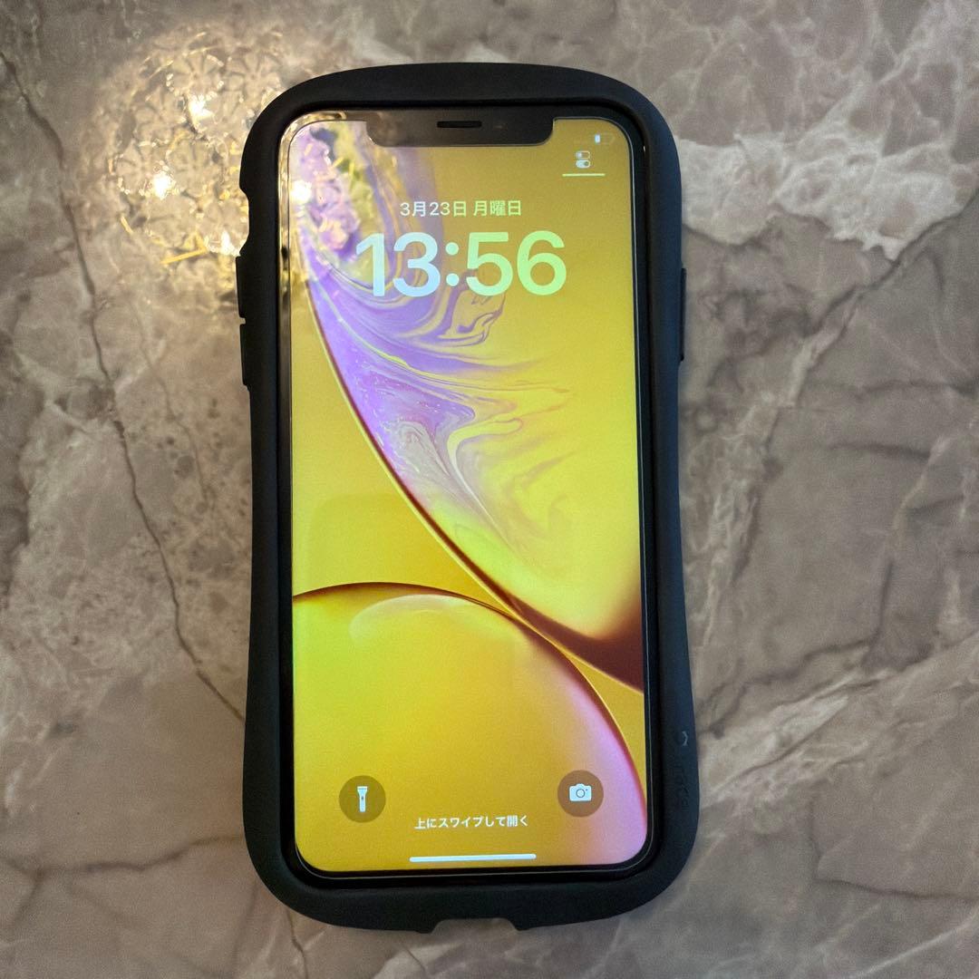Apple iPhone XR 10R イエロー 本体 64GB 超美品