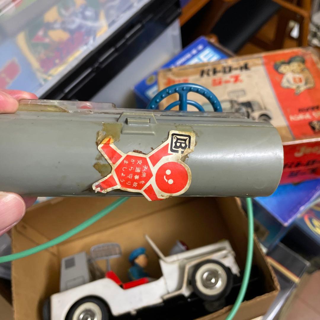 大特価！純正箱（レプリカ箱も付属）付きバンダイハンドルリモコンパトジープ