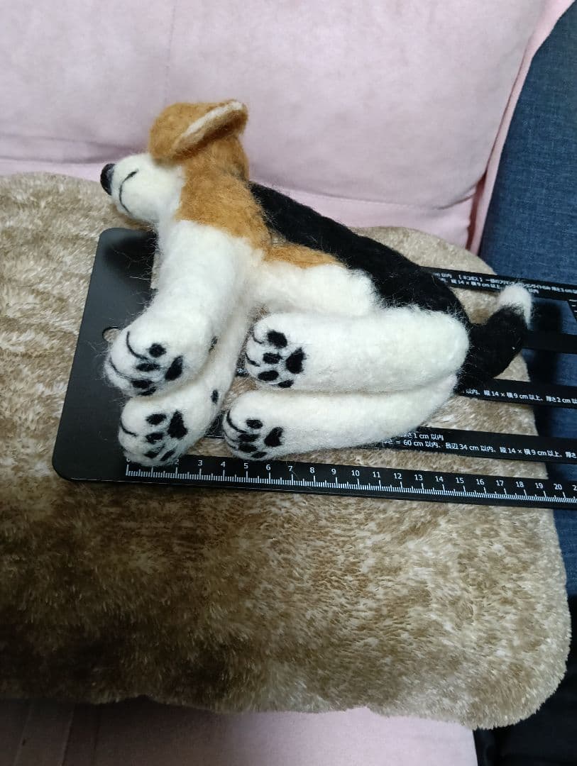 ビーグル犬　羊毛フェルト