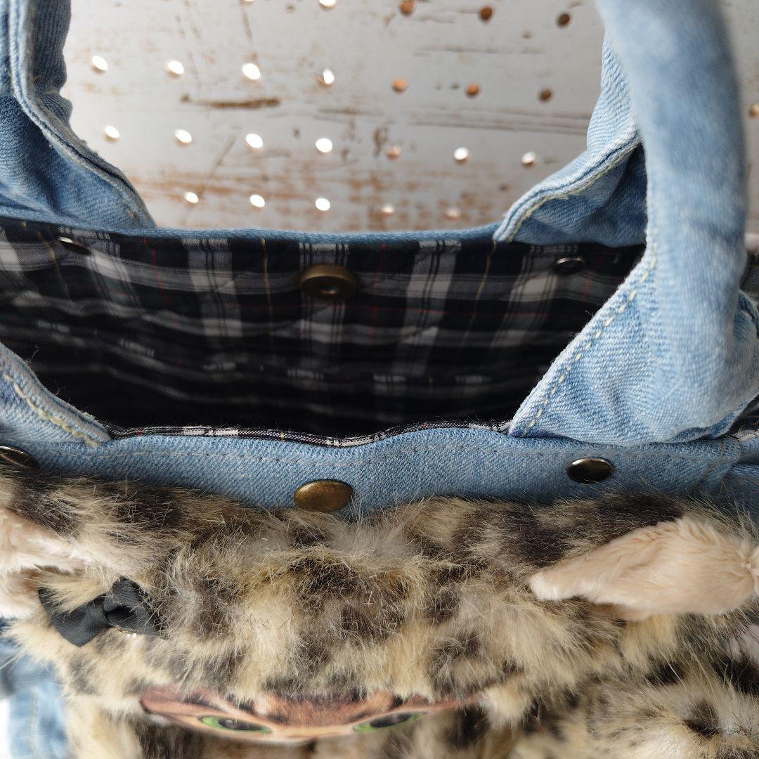 コヤンイサムチョン　リトルサンダー　デニムリメイクトートバッグ　フリル