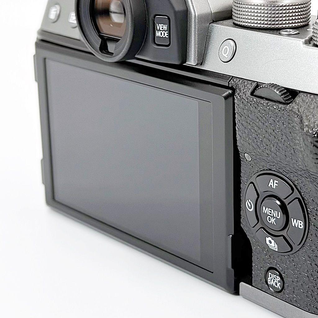 【美品】フジフイルム X-T100 ボディ ダークシルバー ミラーレス カメラ
