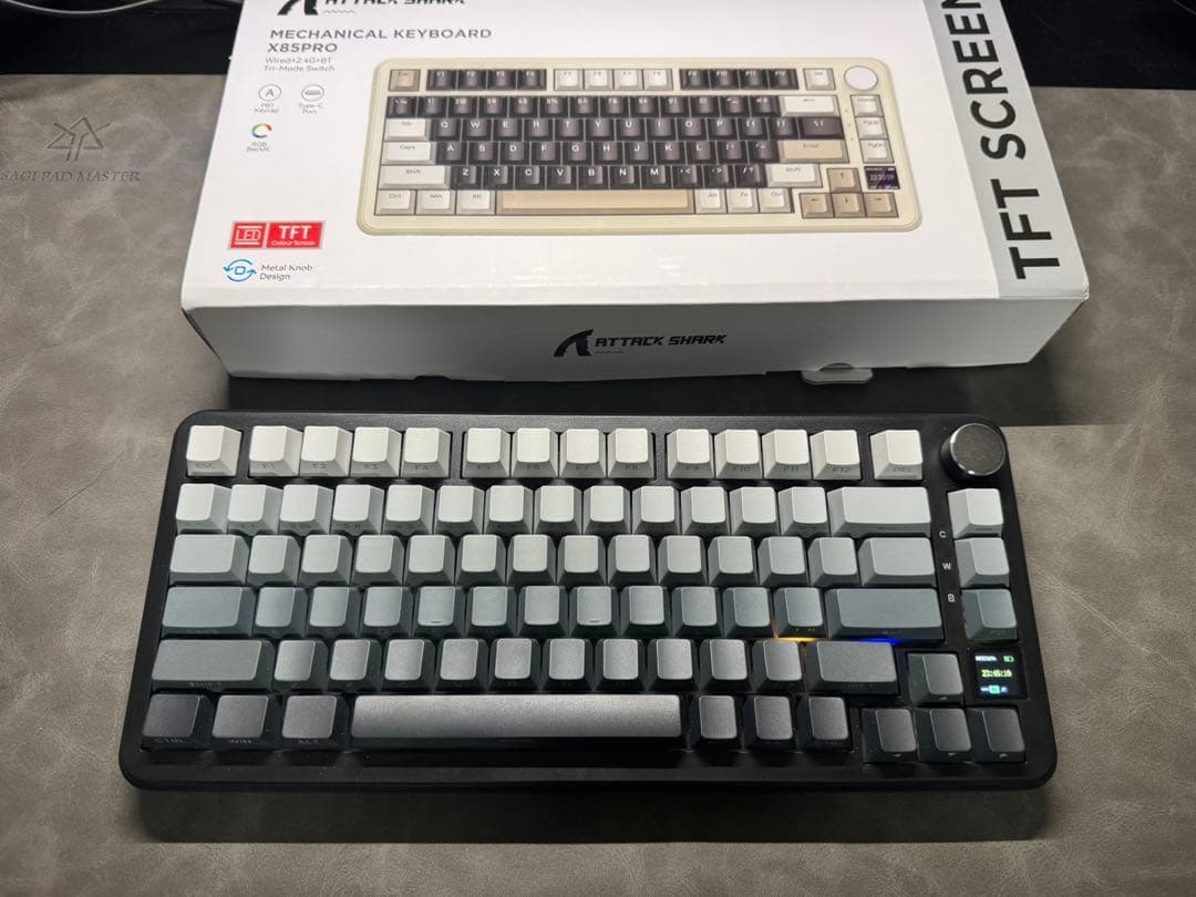 ATTACK SHARK ワイヤレスキーボード X85PRO