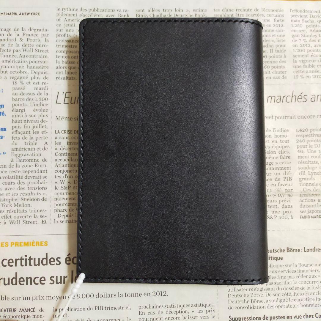 【まや】栃木レザー　A6サイズ　ノートカバー