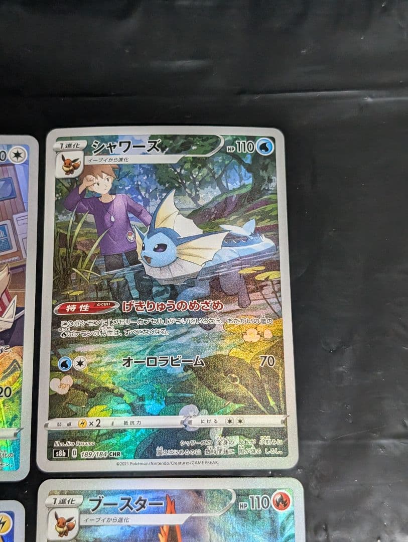 ブイズ chr 4種類セット イーブイ サンダース シャワーズ ブースター