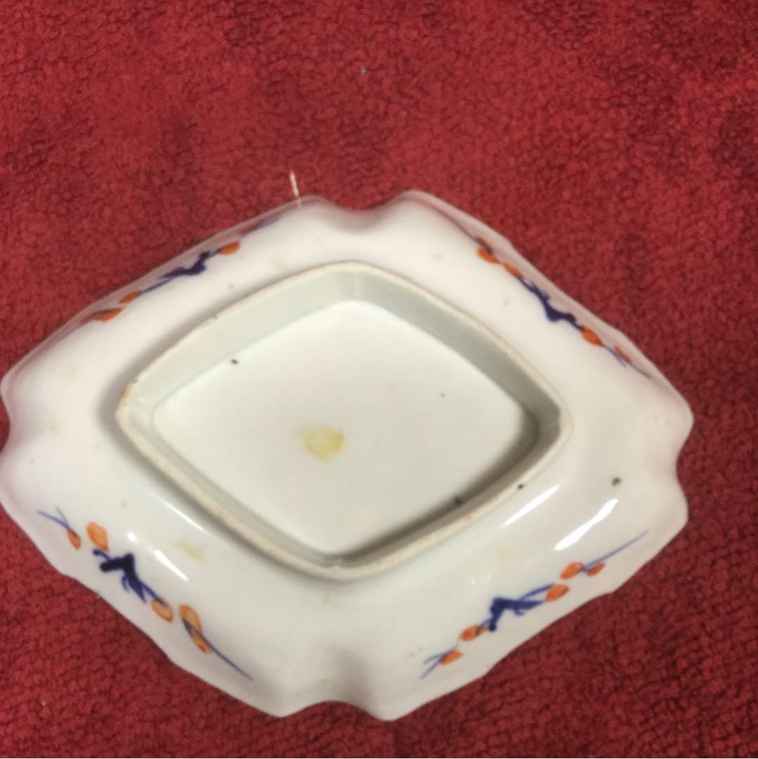 古伊万里の菱型皿、骨董
